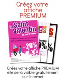 ST VALENTIN  Affiche Premium