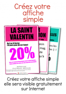 ST VALENTIN Affiche Simple