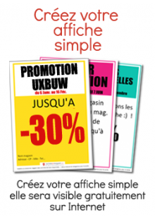 PROMOTION Affiche Simple