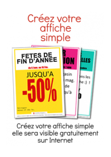 F&ecirc;tes de fin d'ann&eacute;e Affiche Simple